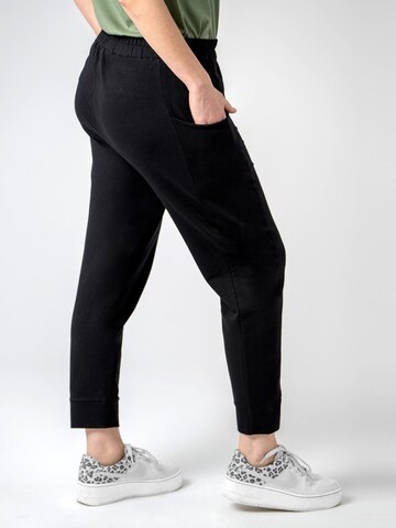 LEAFLETIC Regular Trousers 'Leafletic Women’s Trouser' in Black