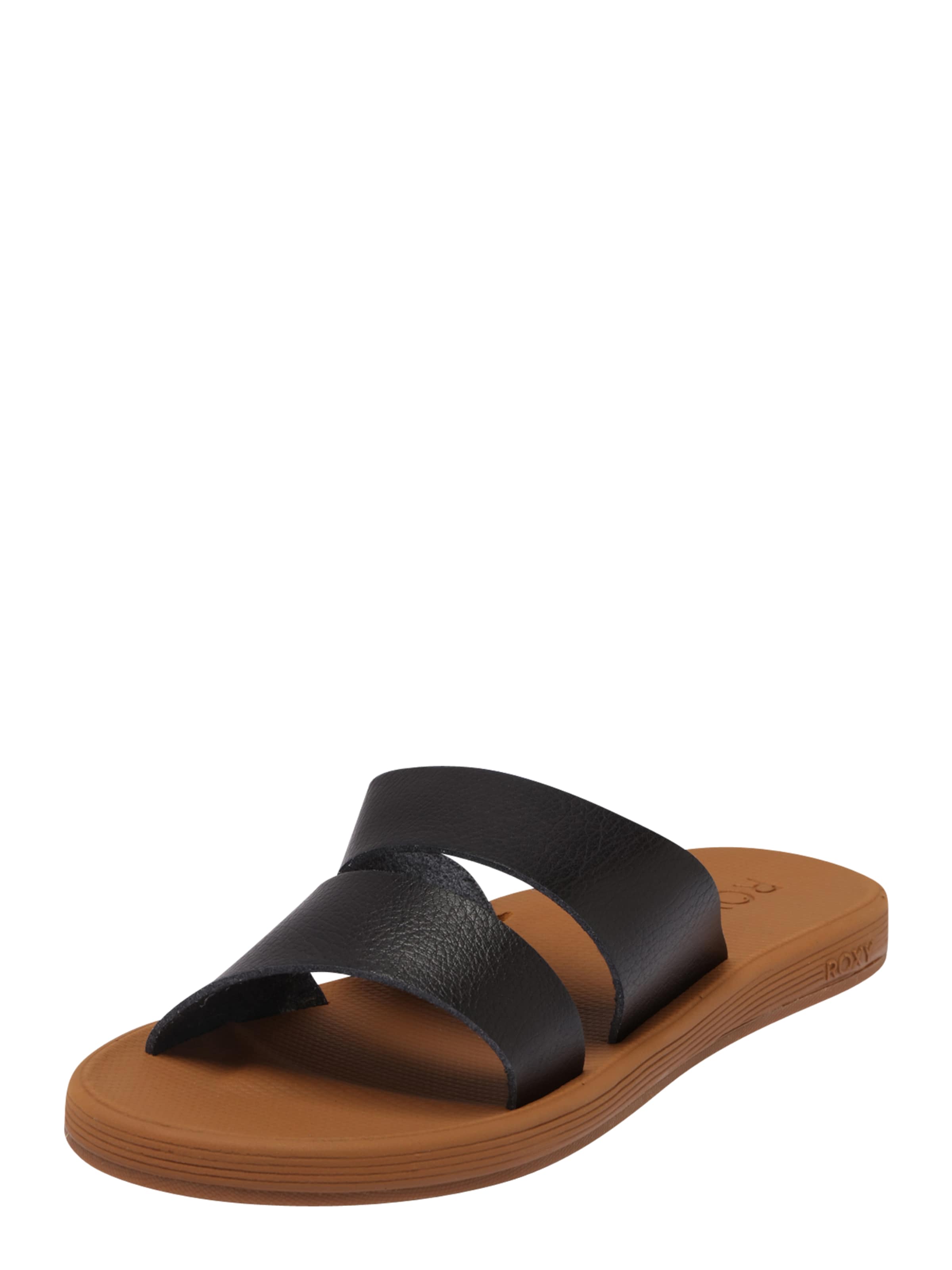 ROXY Pantolette 'Coastal Cool' i svart: framsida