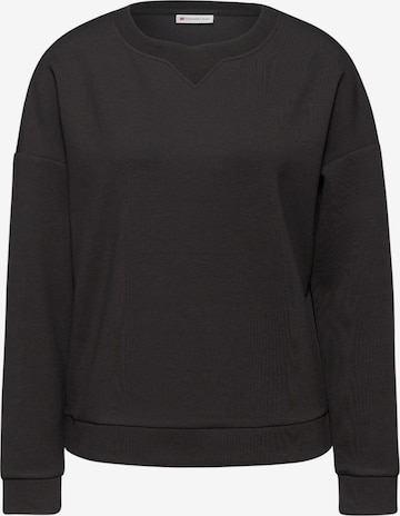 STREET ONE Sweatshirt in Brown: front