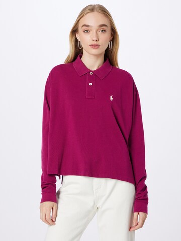 Polo Ralph Lauren Tričko – fialová: přední strana