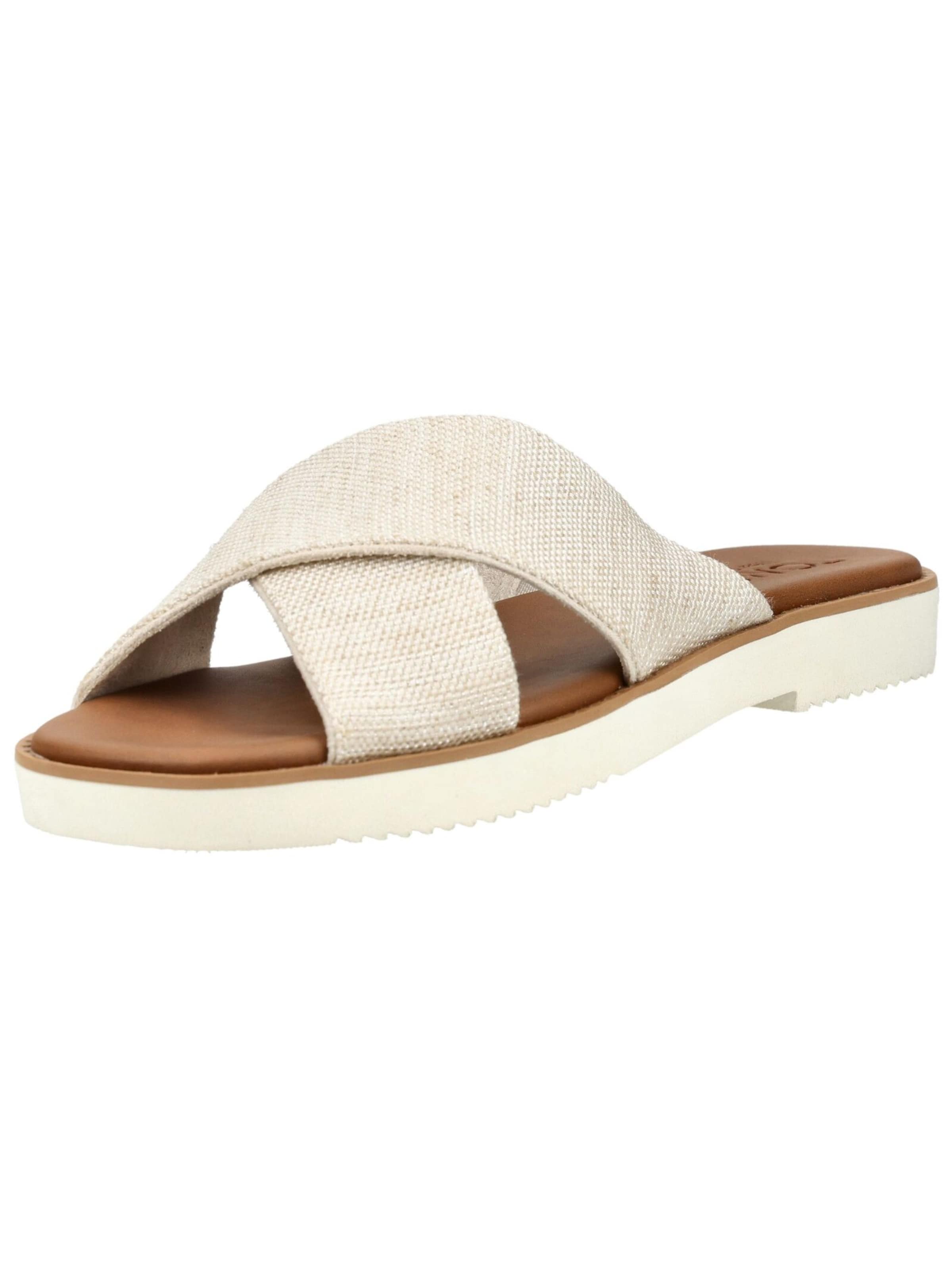 TOMS Mules in Beige: front