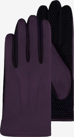 KESSLER Fingerhandschuhe in Lila: Vorderseite