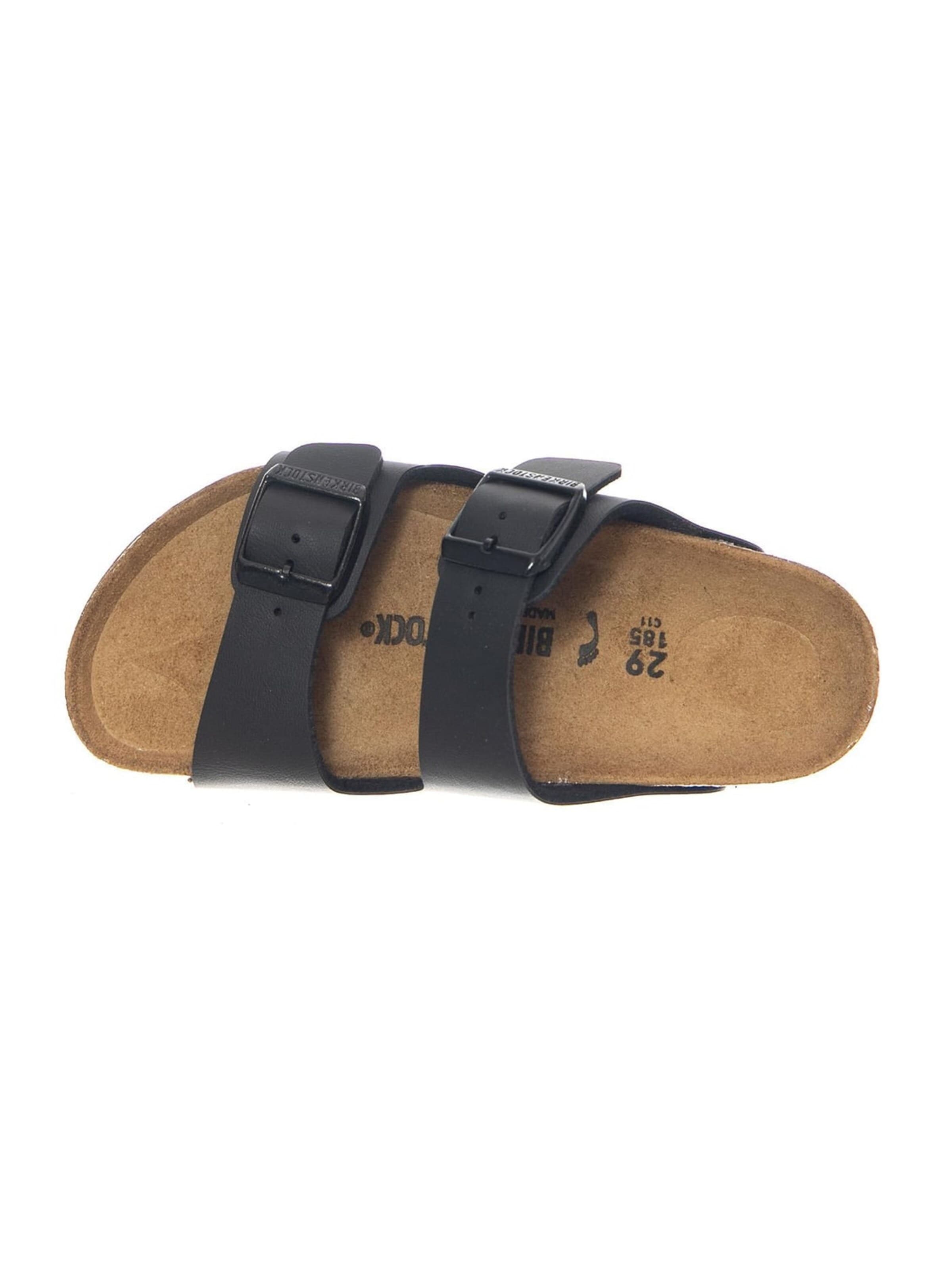 BIRKENSTOCK Sandały 'Arizona Kids Birko Flor Narrow Fit Black' w kolorze czarny