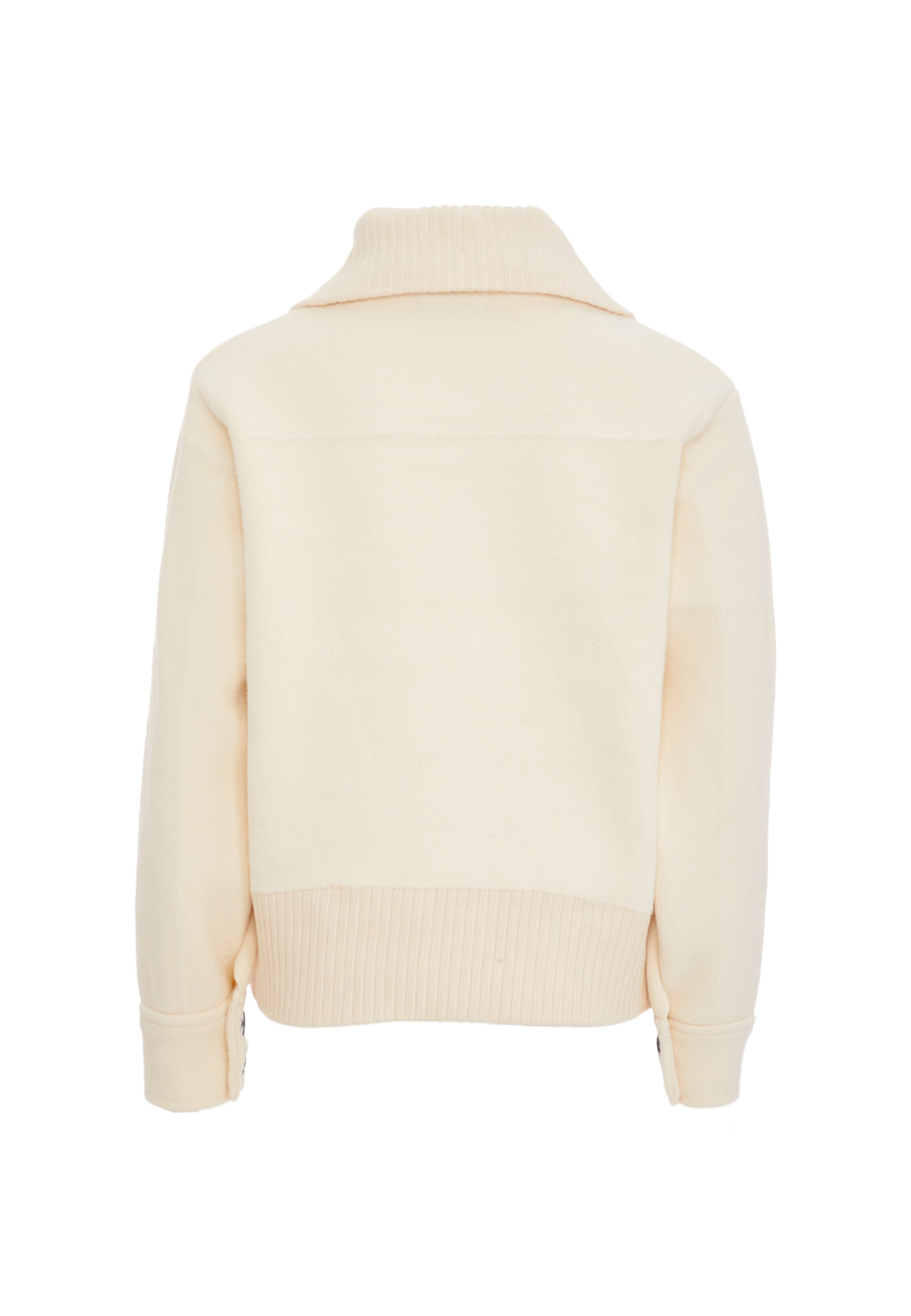 CARNEA Knit cardigan in White