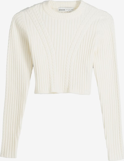 Bershka Pullover in ecru, Produktansicht