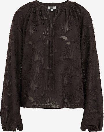 WE Fashion Bluse in Braun: Vorderseite