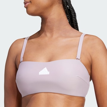 ADIDAS PERFORMANCE Bralette Athletic Bikini Top 'Iconisea' in Purple