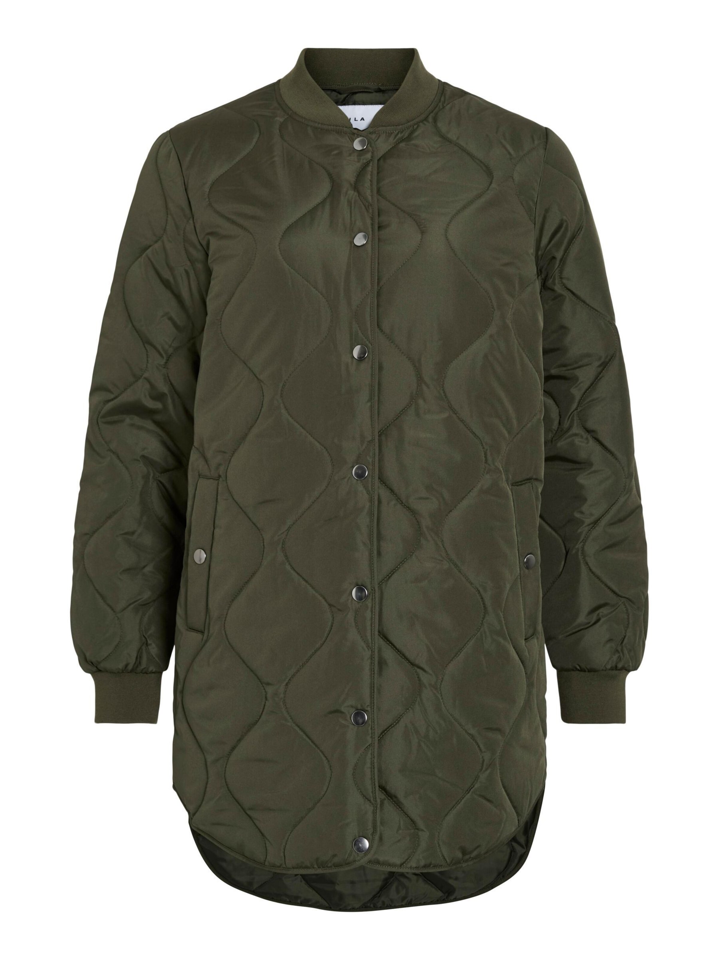 Cappotto di mezza stagione 'VITate' di VILA in verde: frontale