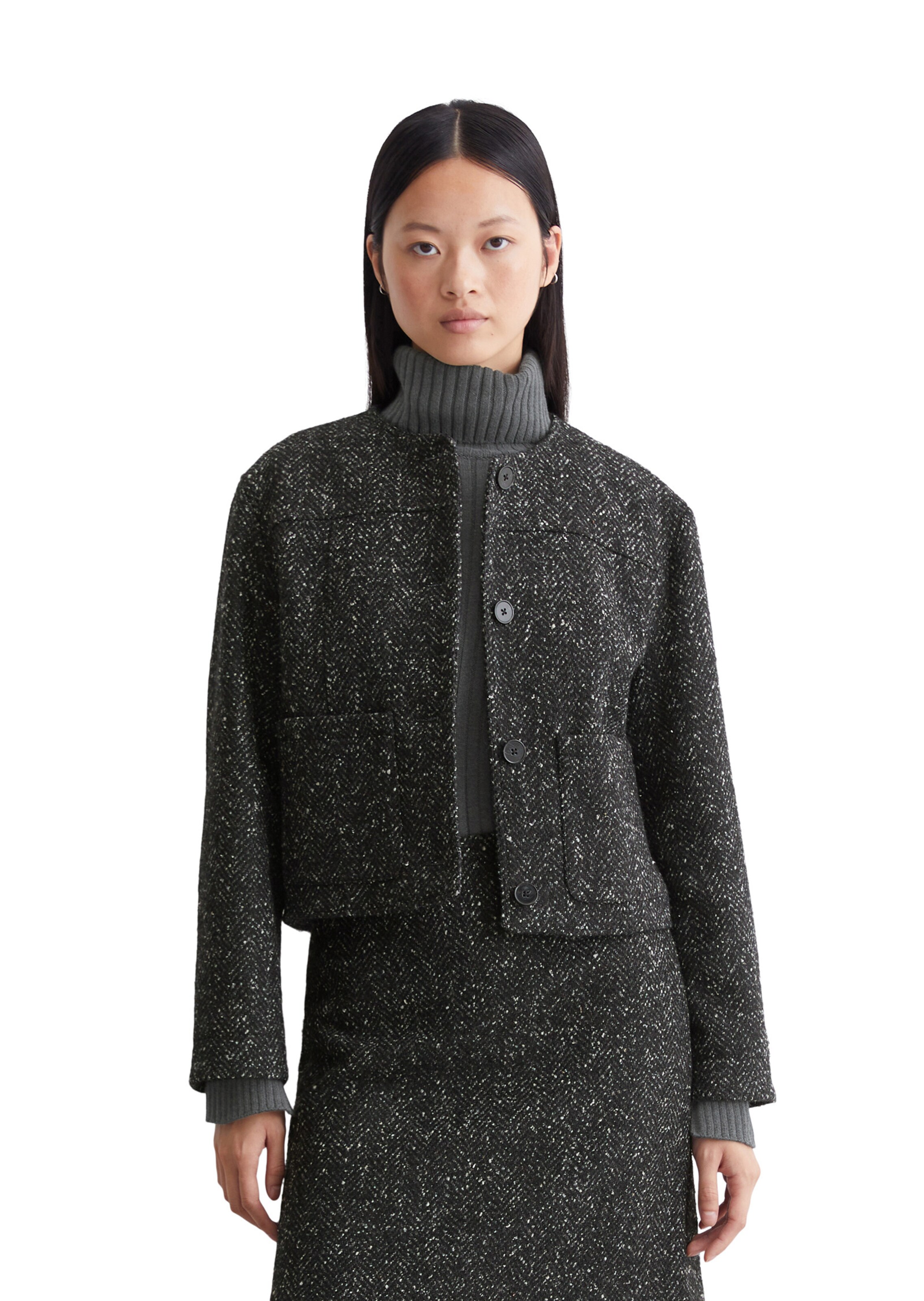 Marc O'Polo Between-season jacket in Grey: front