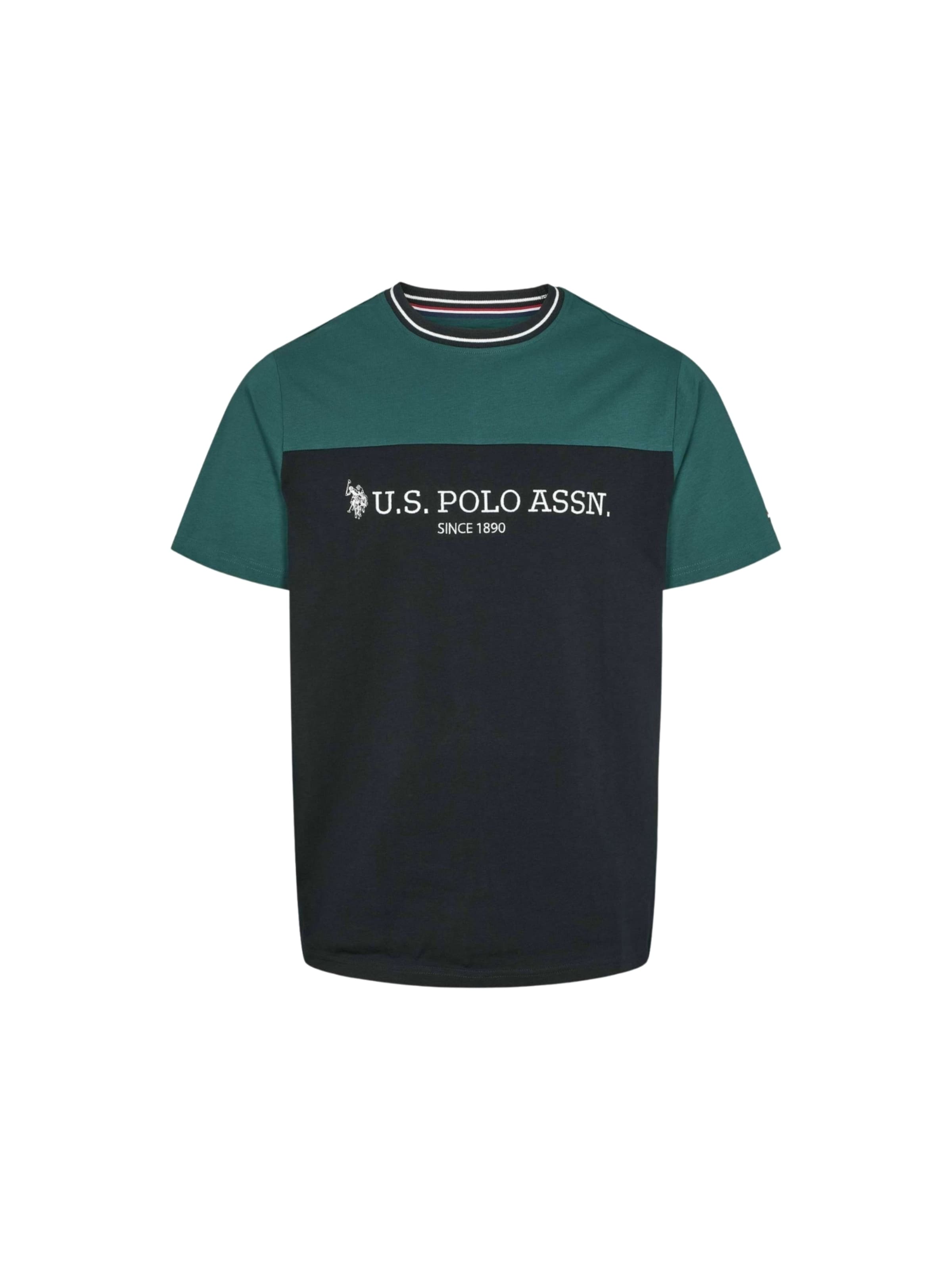 U.S. POLO ASSN. Košile ' USCarlo ' – zelená: přední strana