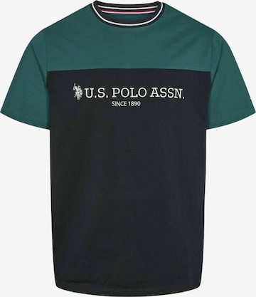 U.S. POLO ASSN. Košile ' USCarlo ' – zelená: přední strana
