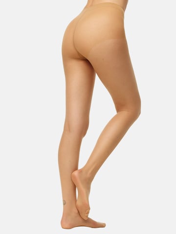 Nur Die Fine tights ' Goodbye Laufmaschen Energy 20 DEN ' in Beige