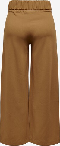 JDY Wide leg Pleat-Front Pants 'Geggo' in Brown