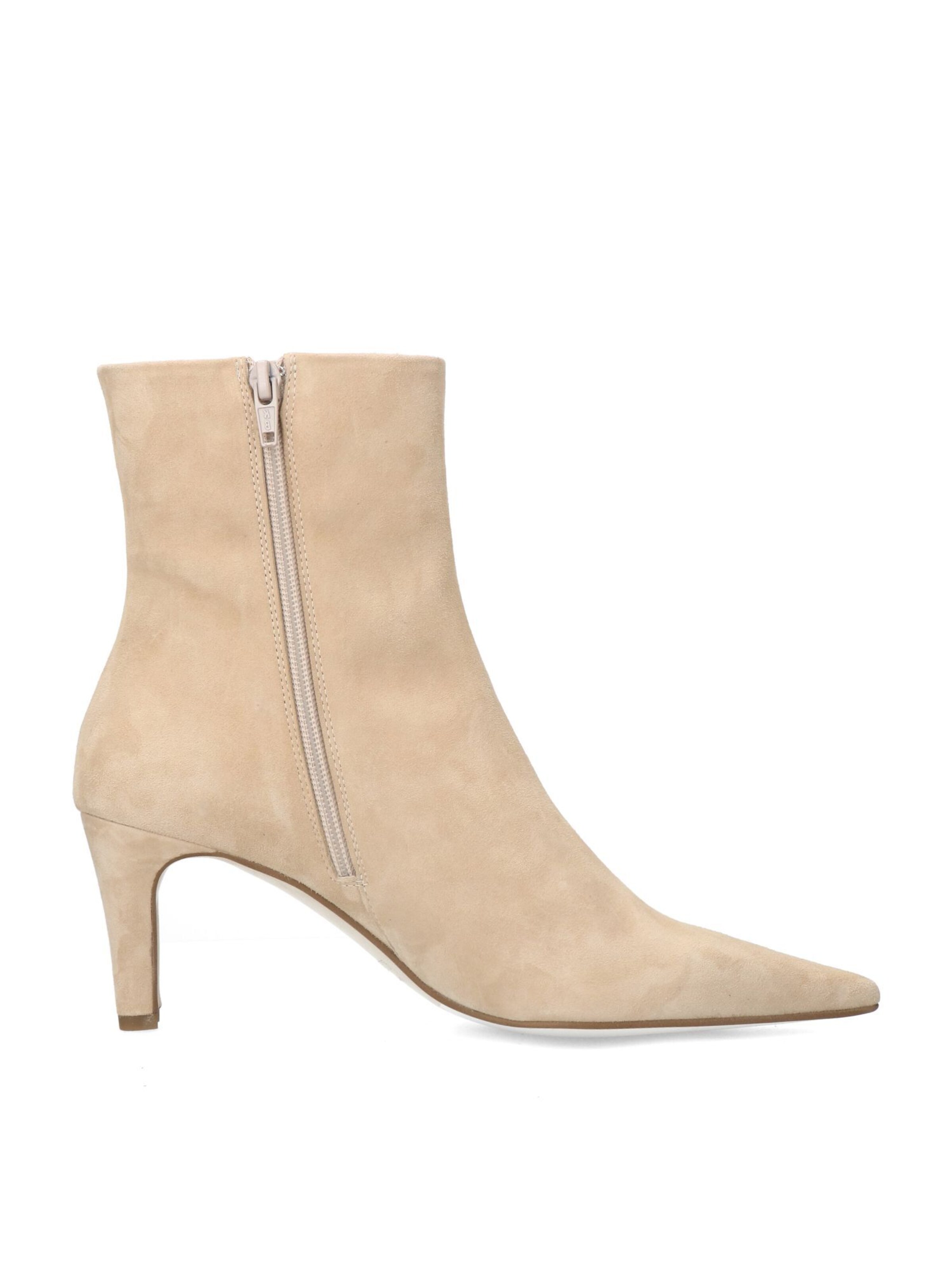 MANFIELD Stiefelette in Beige