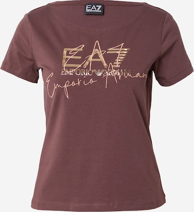 EA7 Emporio Armani Paita värissä ruskea / kulta, Tuotenäkymä