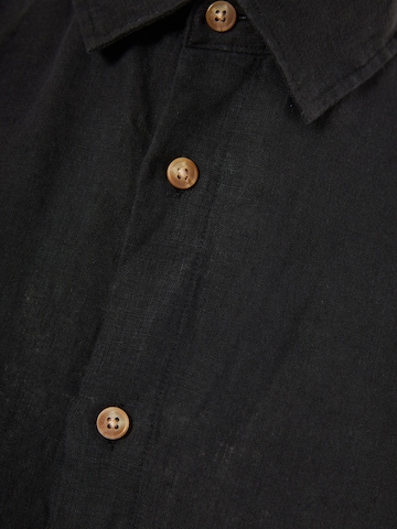 Funky Buddha Средняя посадка Рубашка в Черный