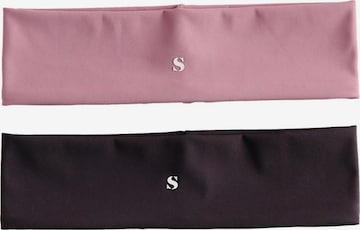 Fascia per la testa di self. in marrone: frontale