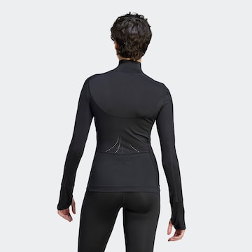 ADIDAS BY STELLA MCCARTNEY Athletic Zip-Up Hoodie 'Truepurpose Training Midlayer' in Black