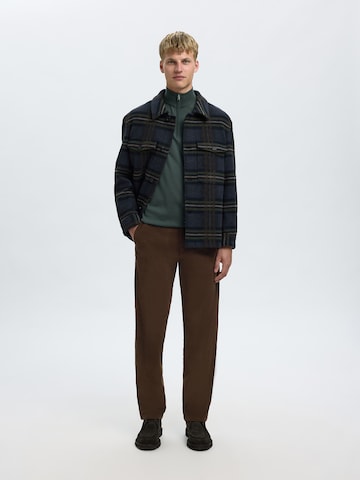 ruda SELECTED Standartinis „Chino“ stiliaus kelnės 'SLHMILES'