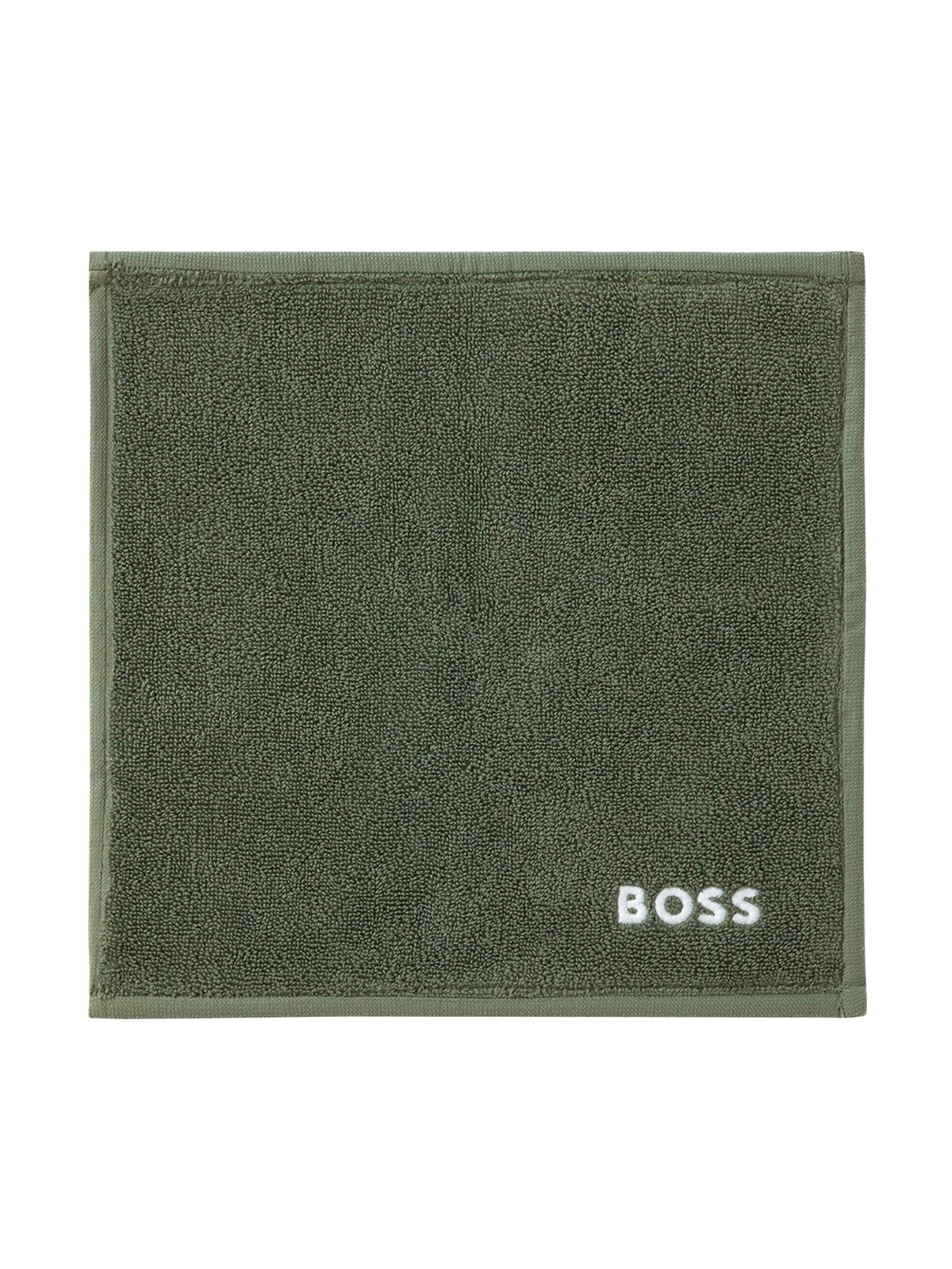 BOSS Home Towel 'EDGE' in Grey: front