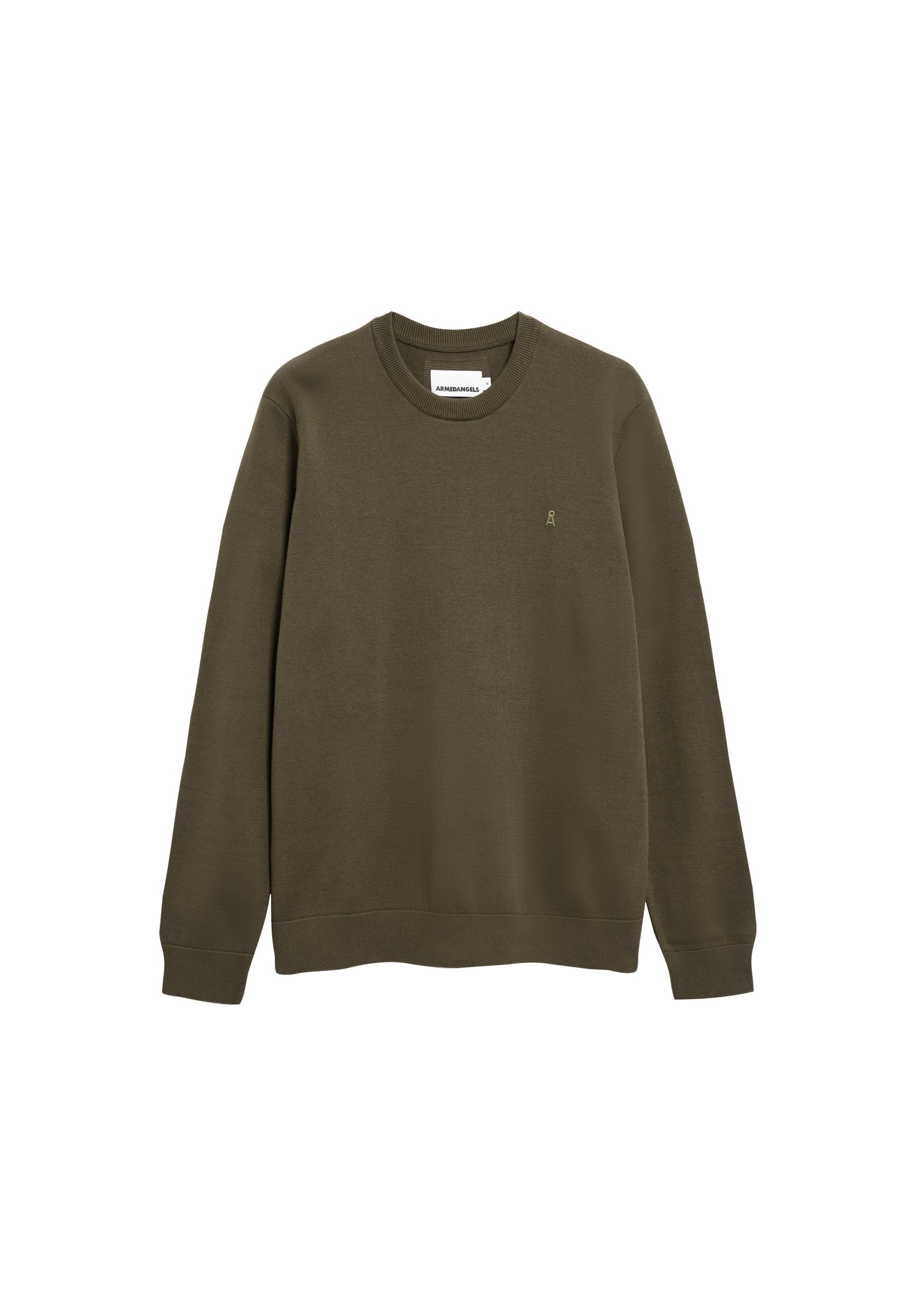ARMEDANGELS Sweater in Green: front