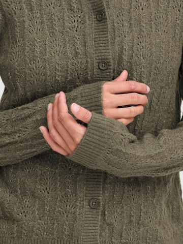 Oxmo Gebreid vest 'Sinva'' in Groen
