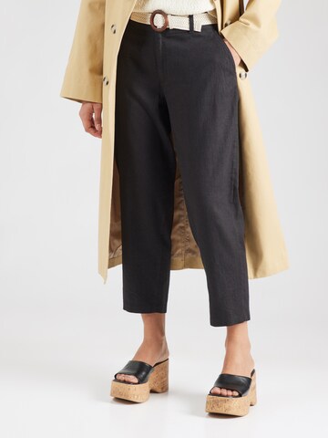 Regular Pantalon chino s.Oliver en noir : devant