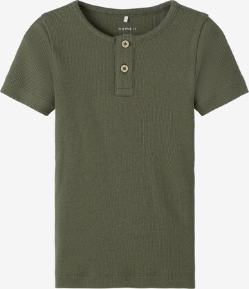 NAME IT Shirt 'Kab' in Groen: voorkant