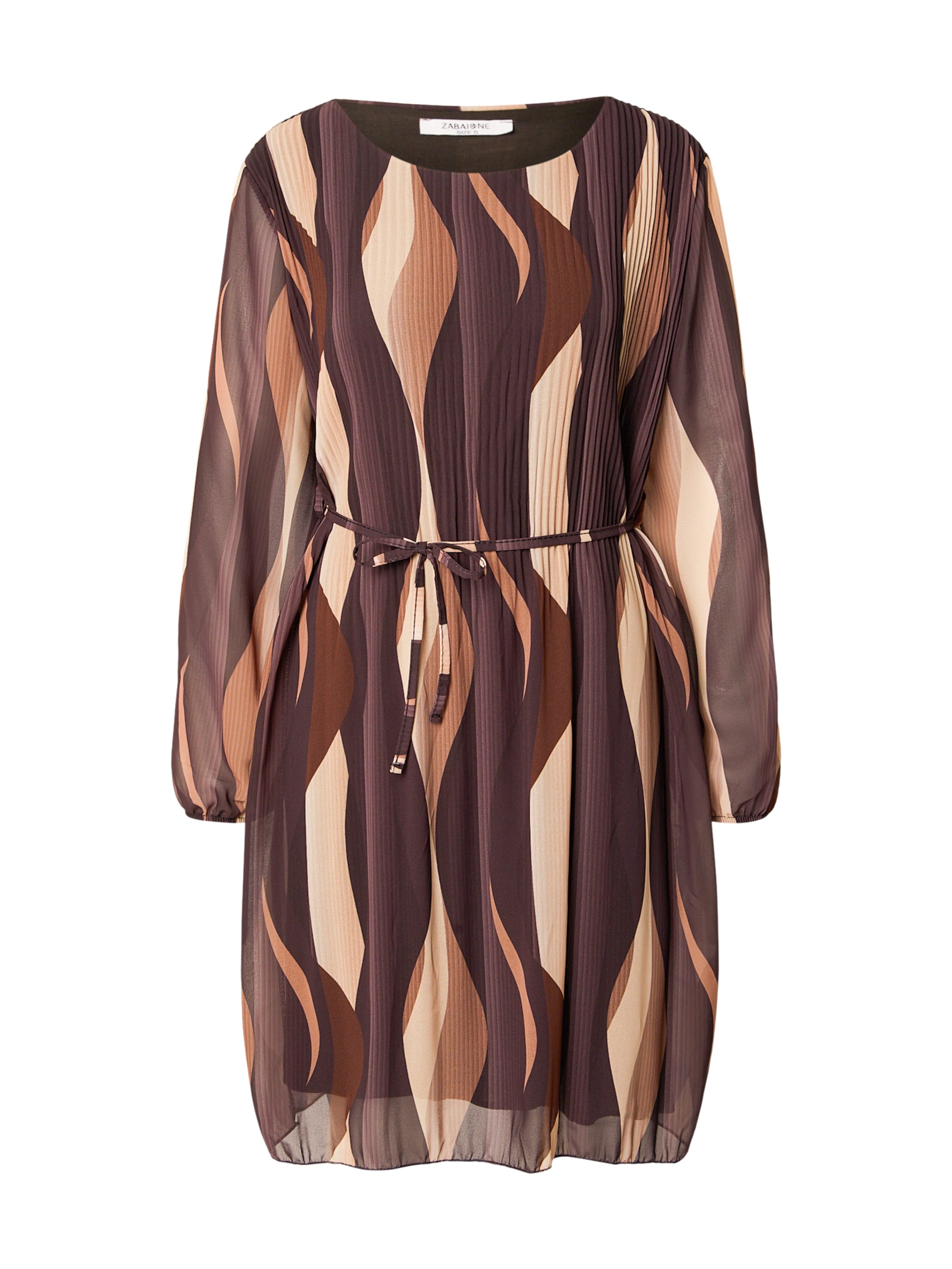 ZABAIONE Šaty 'Sa44raa' - Hnedá: predná strana