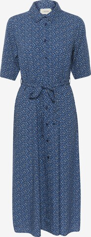 Robe-chemise 'Tiah ' Cream en bleu : devant