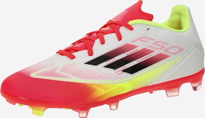 ADIDAS PERFORMANCE Zapatillas de fútbol 'F50 League' en amarillo neón / rojo claro / negro / blanco, Vista del producto
