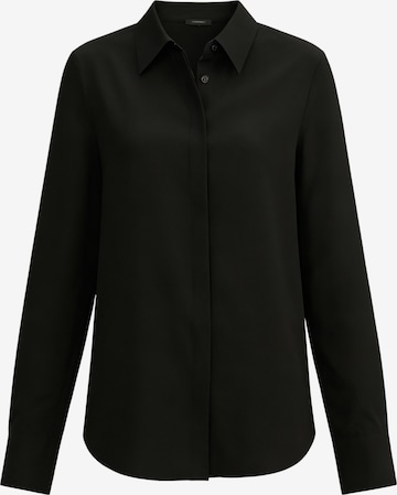 Lilysilk Bluse in Schwarz: Vorderseite