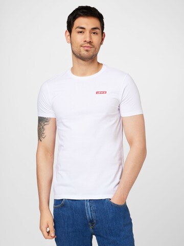 LEVI'S ® Tričko 'Crewneck Graphic' – šedá: přední strana