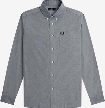 Fred Perry Regular fit Button Up Shirt in Grey: front