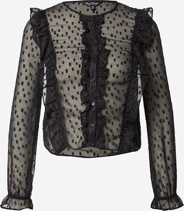 Miss Selfridge - Blusa en negro: frente