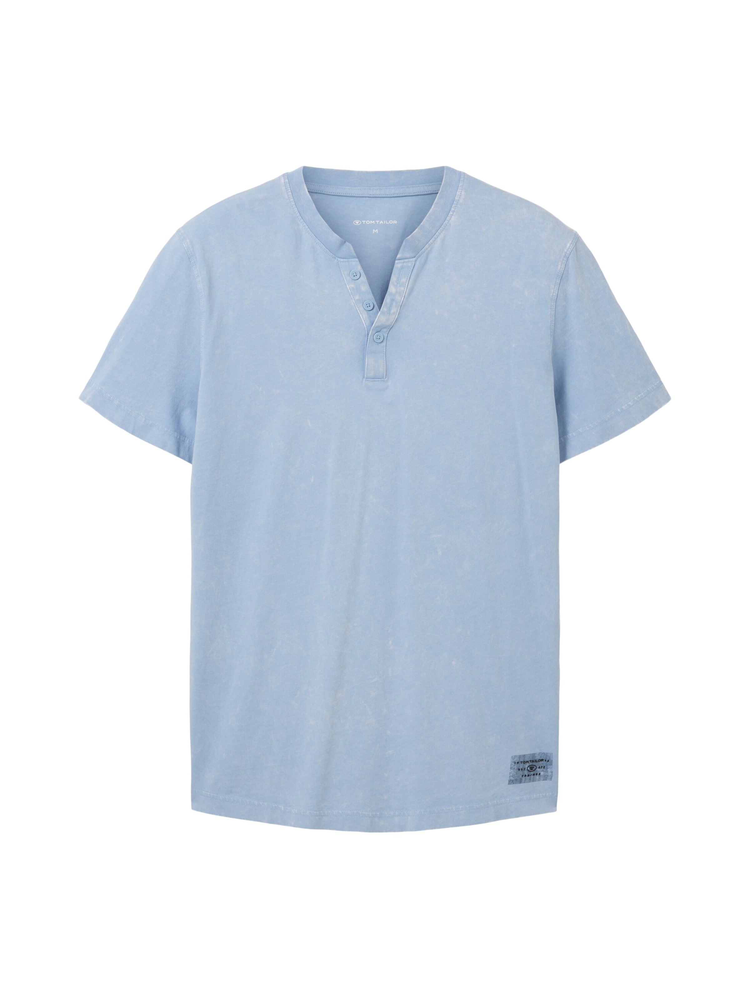 TOM TAILOR Shirt 'Serafino' in Blue: front