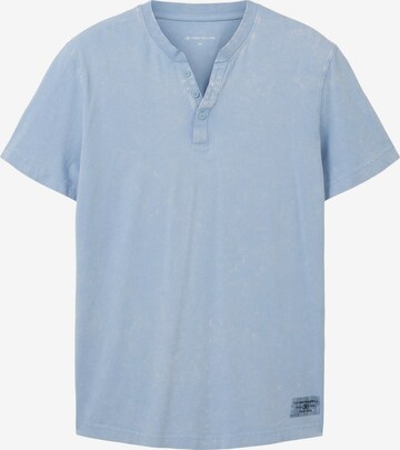 TOM TAILOR חולצות 'Serafino' בכחול: מלפנים