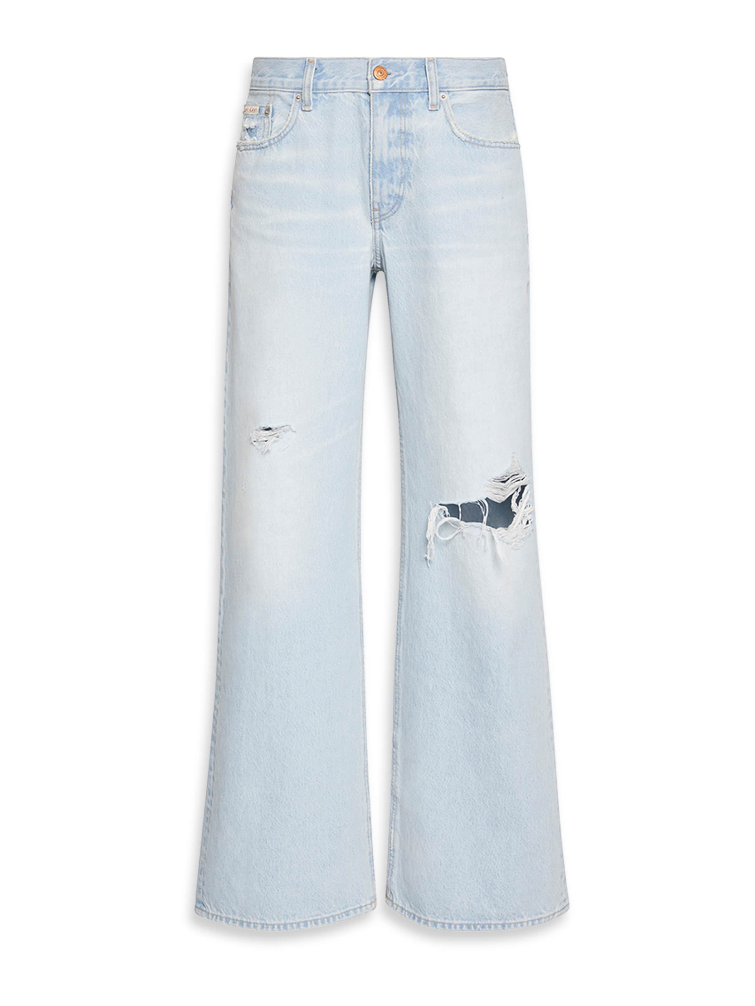 Baggy Jeans 'Atlantic' de la Calvin Klein Jeans pe albastru: față
