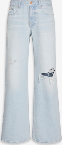 zils Calvin Klein Jeans Platas staras Džinsi 'Atlantic': no priekšpuses