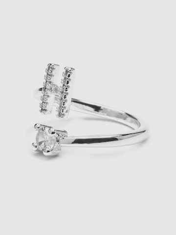 Anello 'Alphabet H' di Luxenter in argento