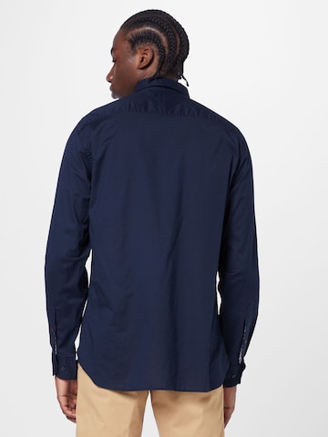 TOMMY HILFIGER Regular Fit Hemd in Blau