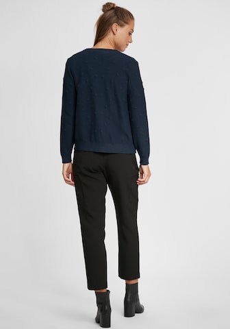 Oxmo Knit Cardigan 'Kalotta' in Blue