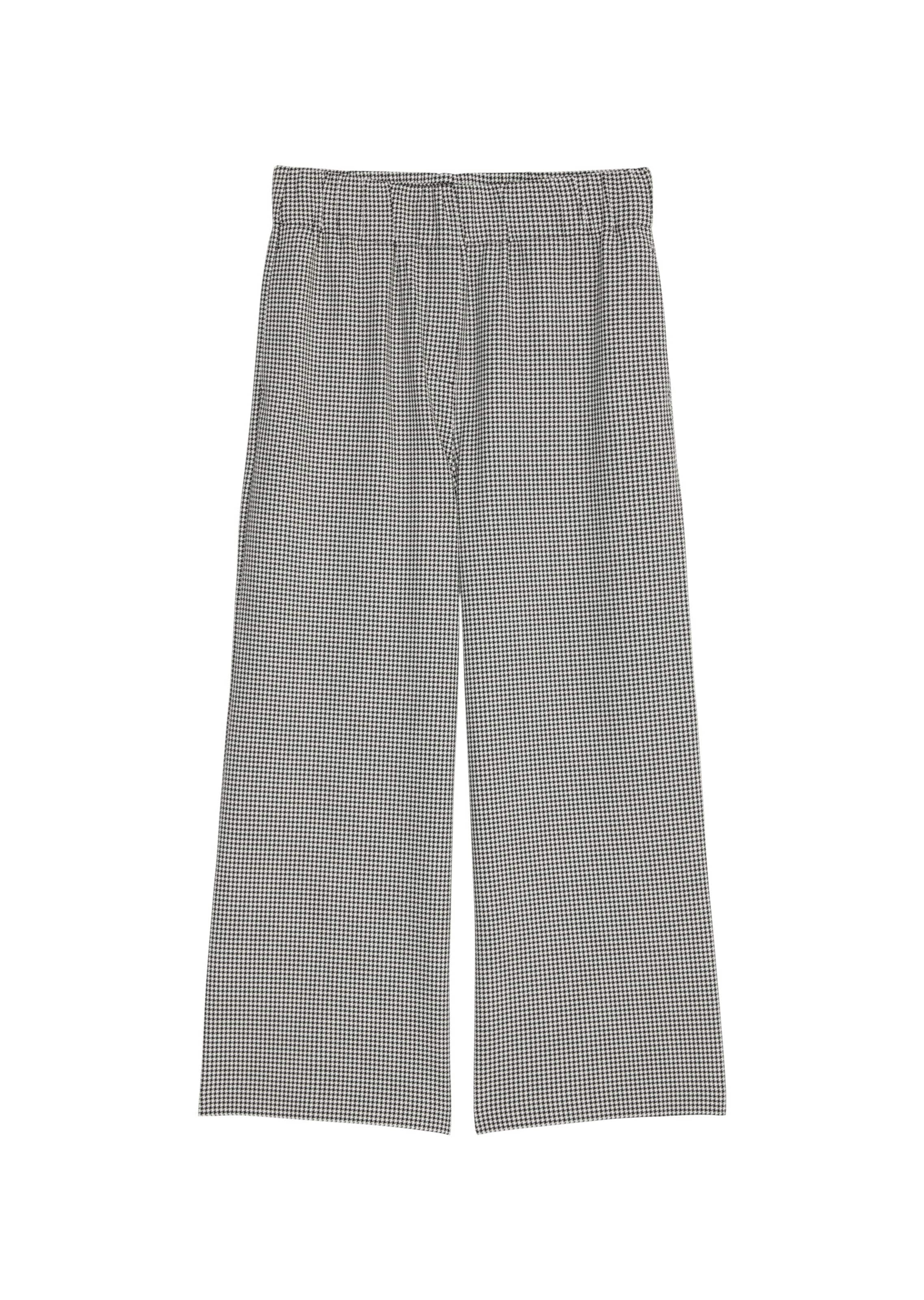 Wide Leg Pantalon Marc O'Polo DENIM en noir : devant