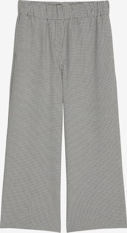 Marc O'Polo DENIM Wide Leg Housut värissä musta: etupuoli