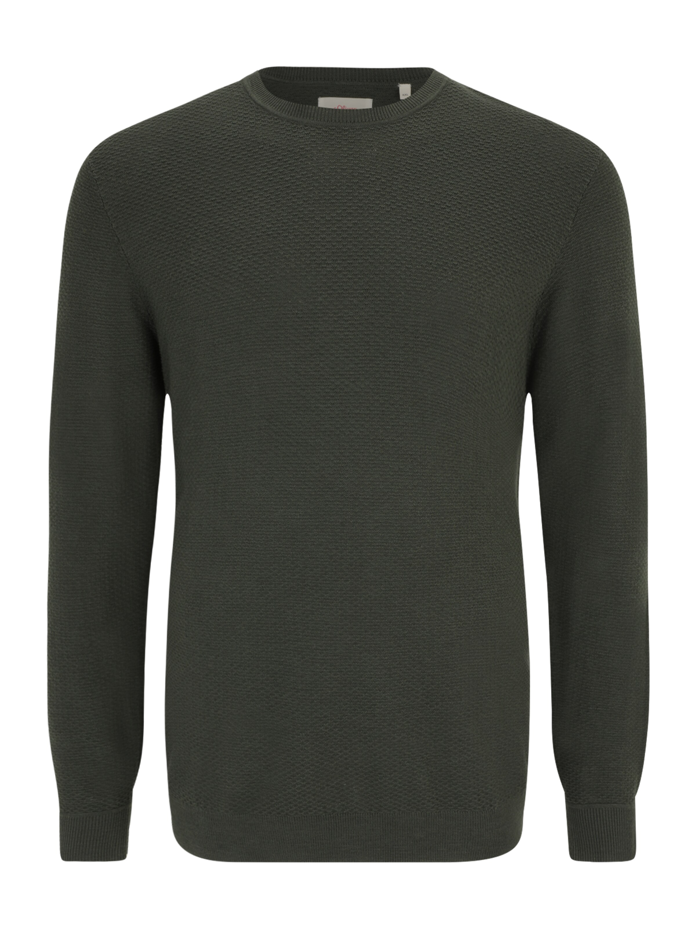 s.Oliver Men Big Sizes Pullover in Grün: Vorderseite