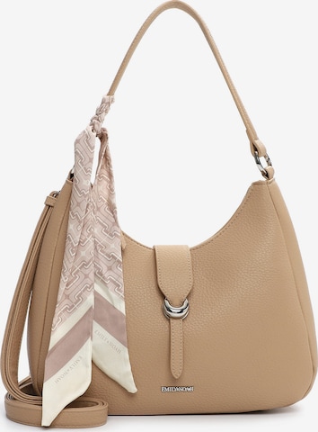 Emily & Noah Pouch 'Hasina' in Beige: front