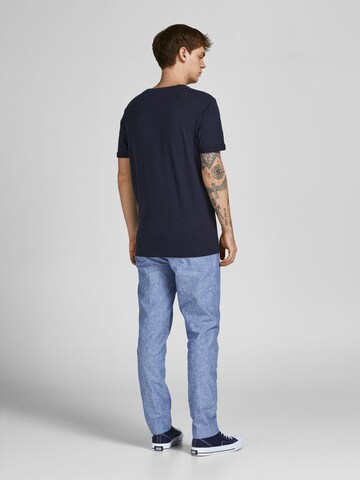 Tricou 'Tropic' de la JACK & JONES pe albastru