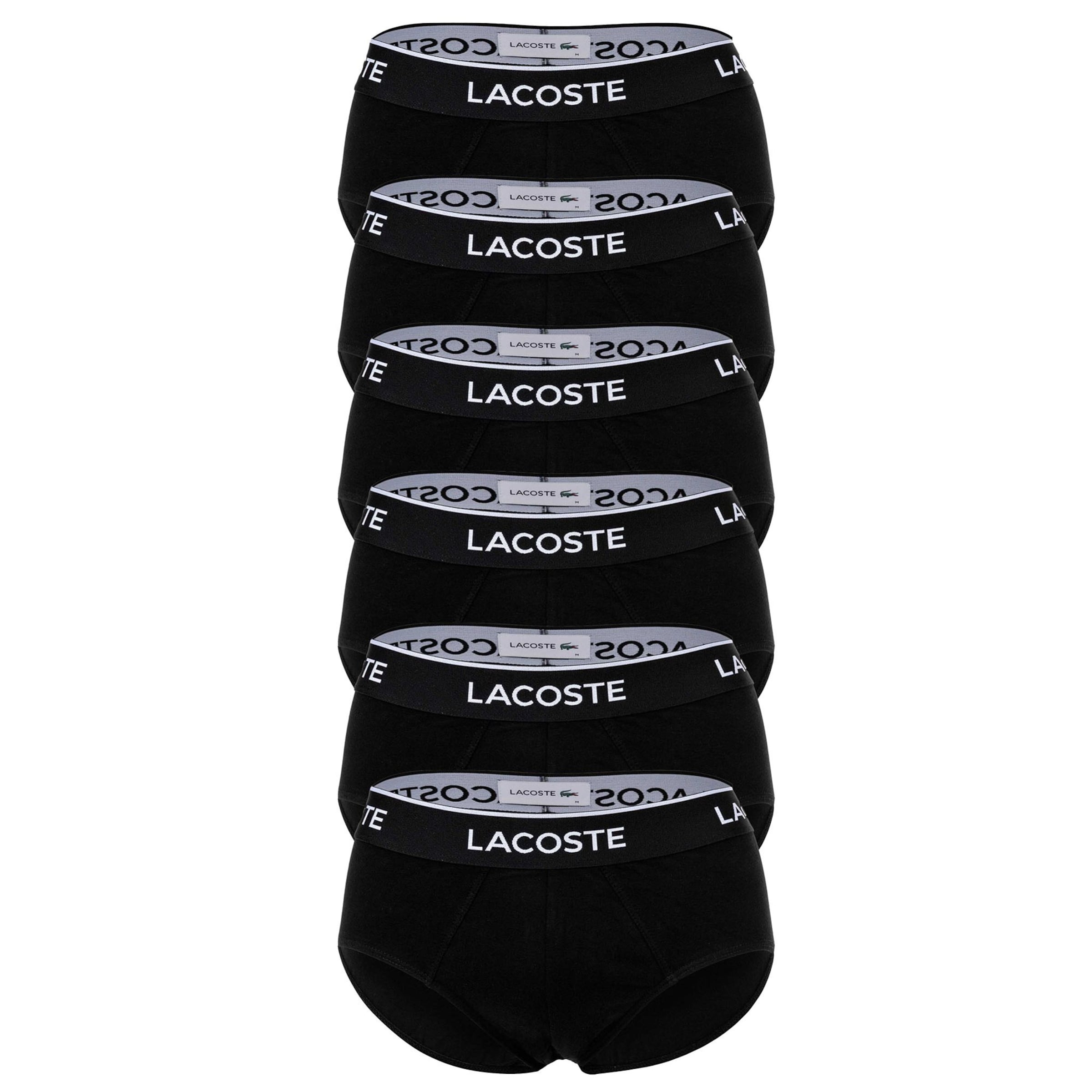 LACOSTE - Braga en negro: frente