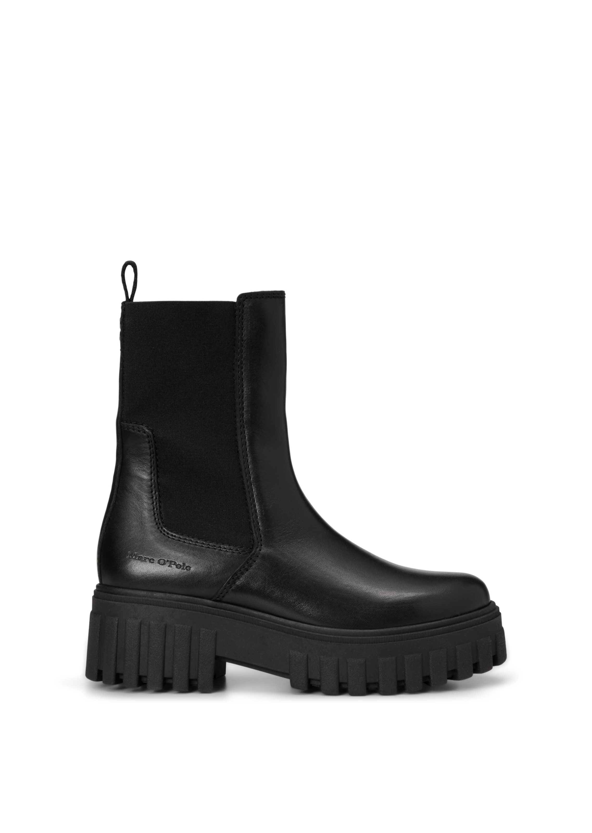 Marc O'Polo Chelsea boots 'Valva' in Zwart