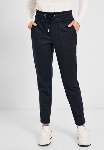 CECIL Slim fit Pants in Blue: front